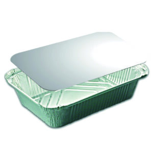 Rectangular Aluminium Container 1850cc
