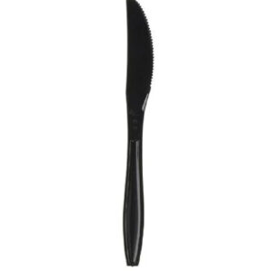 Heavy Duty Plastic Knife 7.5in - Black