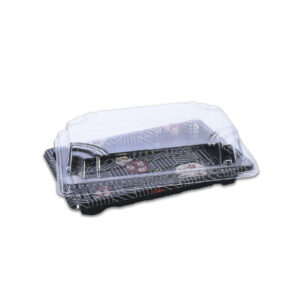 Sushipac Black Sushi 185x128x43mm +Lid