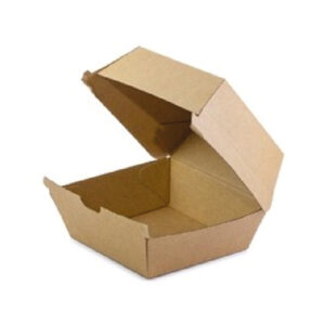 Brown Kraft Burger Box 105x105x85mm
