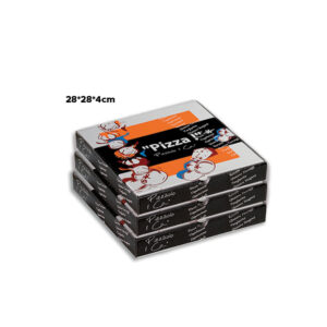 Cardboard Pizza Box 28x28x4cm [P:100pcs]