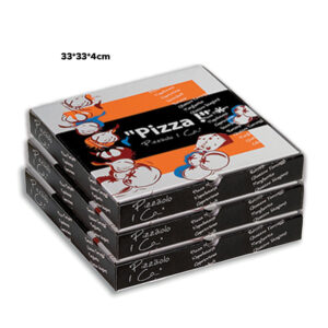 Cardboard Pizza Box 33x33x4cm [P:100pcs]