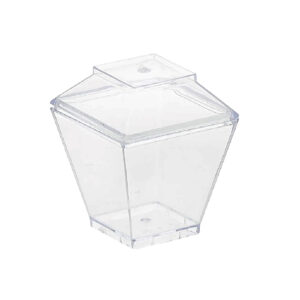 Verrine Crystal CUP WITH LIDS 83ML 288PCS