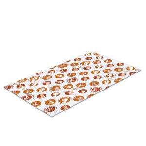 Greaseproof Wrap (Red) 30x33cm - Hamburger | 500pcsx4pkts