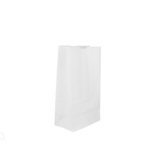 KRAFT WHITE PAPER BAG 40X20X9 CM (PLAIN)