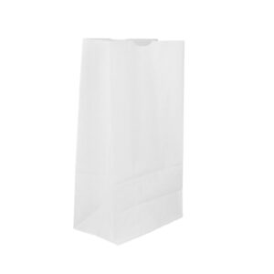 KRAFT WHITE PAPER BAG 50X26X10 CM (PLAIN)